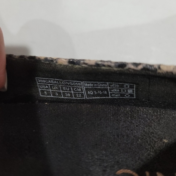 VIONIC Caballo Faux Snakeskin Flat shoes Size 5 - Picture 7 of 8